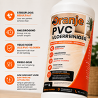 Oranje PVC Vloerreiniger